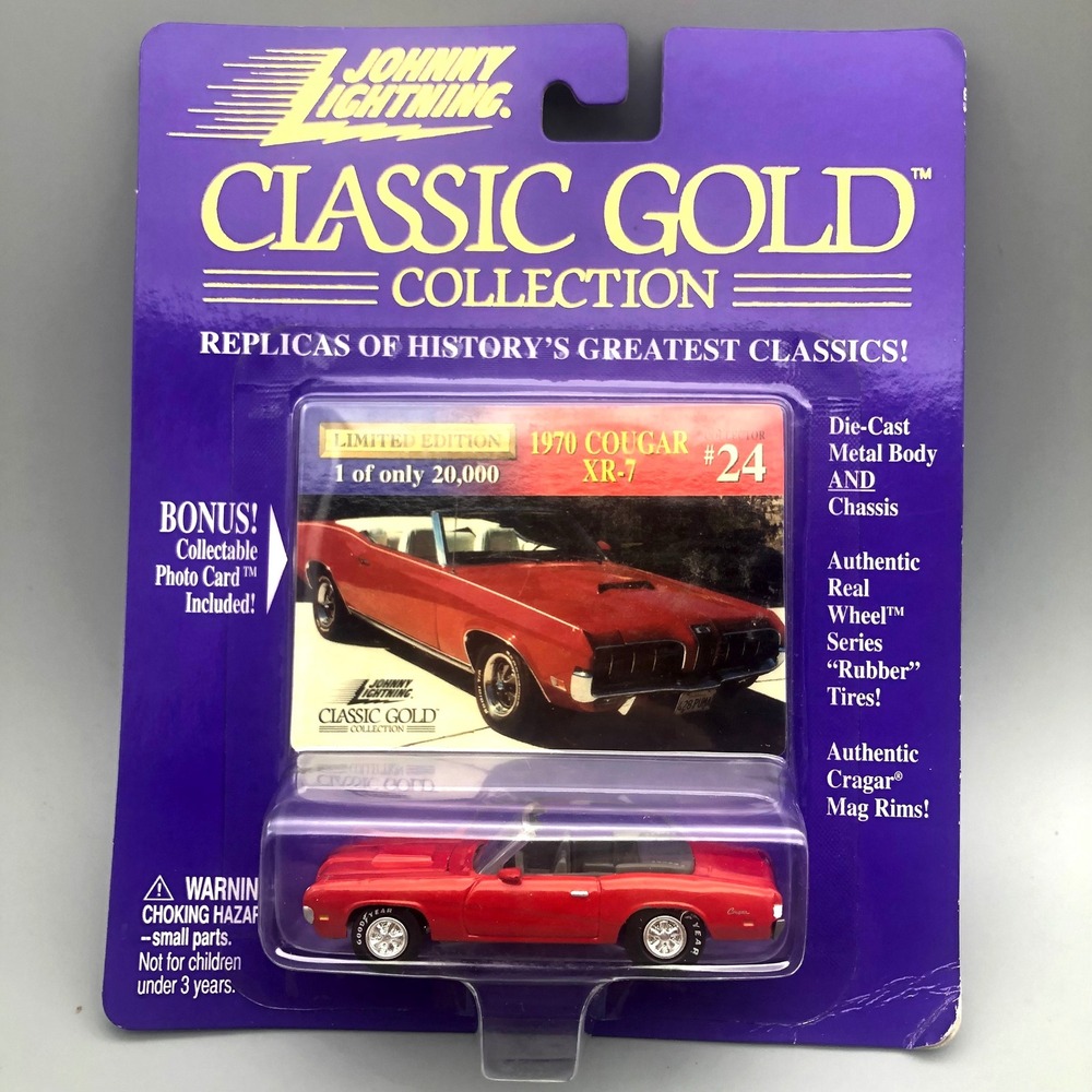 Johnny‎ Lightning Classic Gold 1970 Cougar XR-7 Red Limited Edition Diecast 1:64